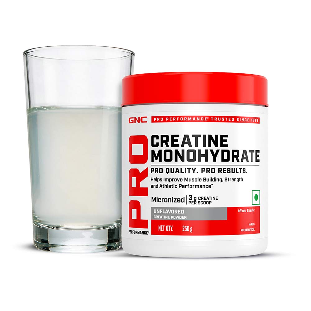 GNC Pro Performance Creatine Monohydrate, Unflavored, 250g